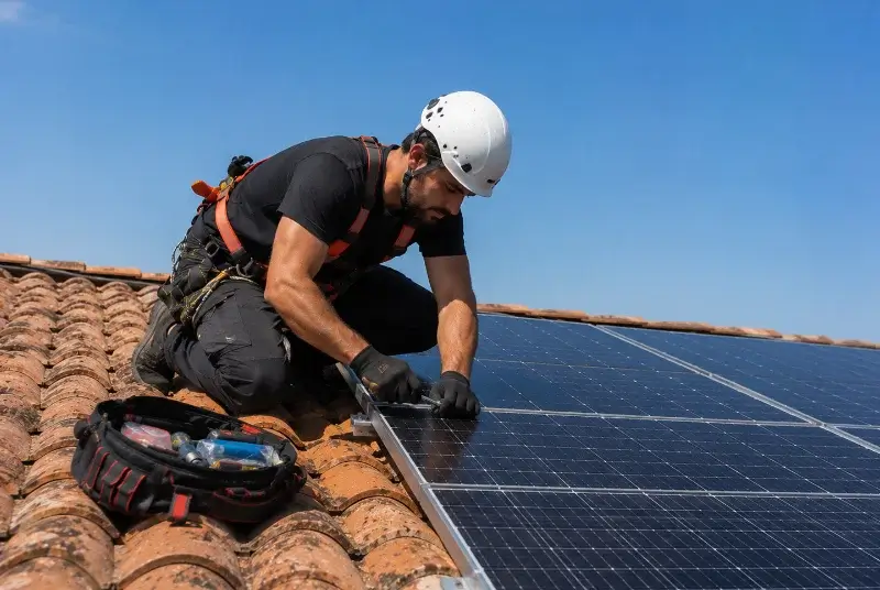 Maintenance et monitoring de panneaux solaires à Secondigné-sur-Belle